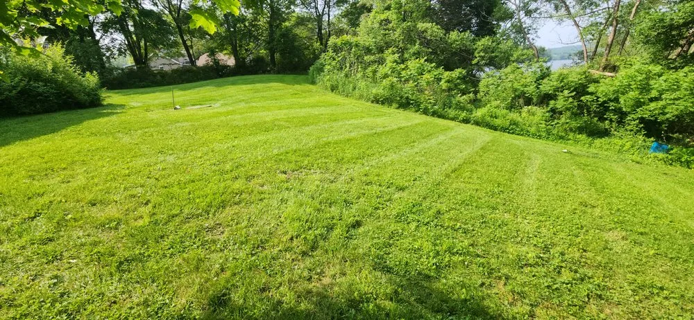 Professional yard maintenance in Winthrop, ME by RA Mowing