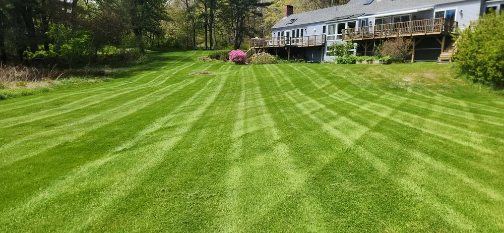 Local residential landscaping for year-round maintenance in Winthrop, ME by RA Mowing