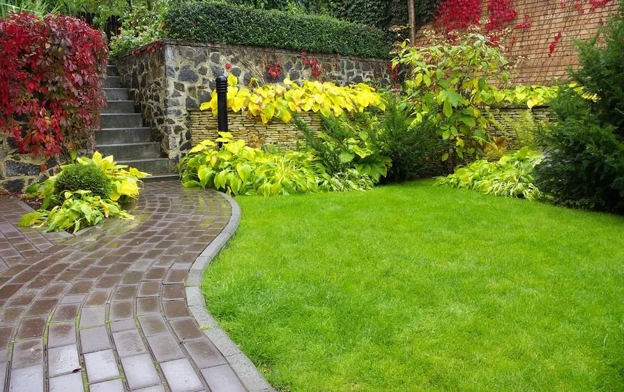 Custom landscape design in Manchester, ME by RA Robinson Land Improvements