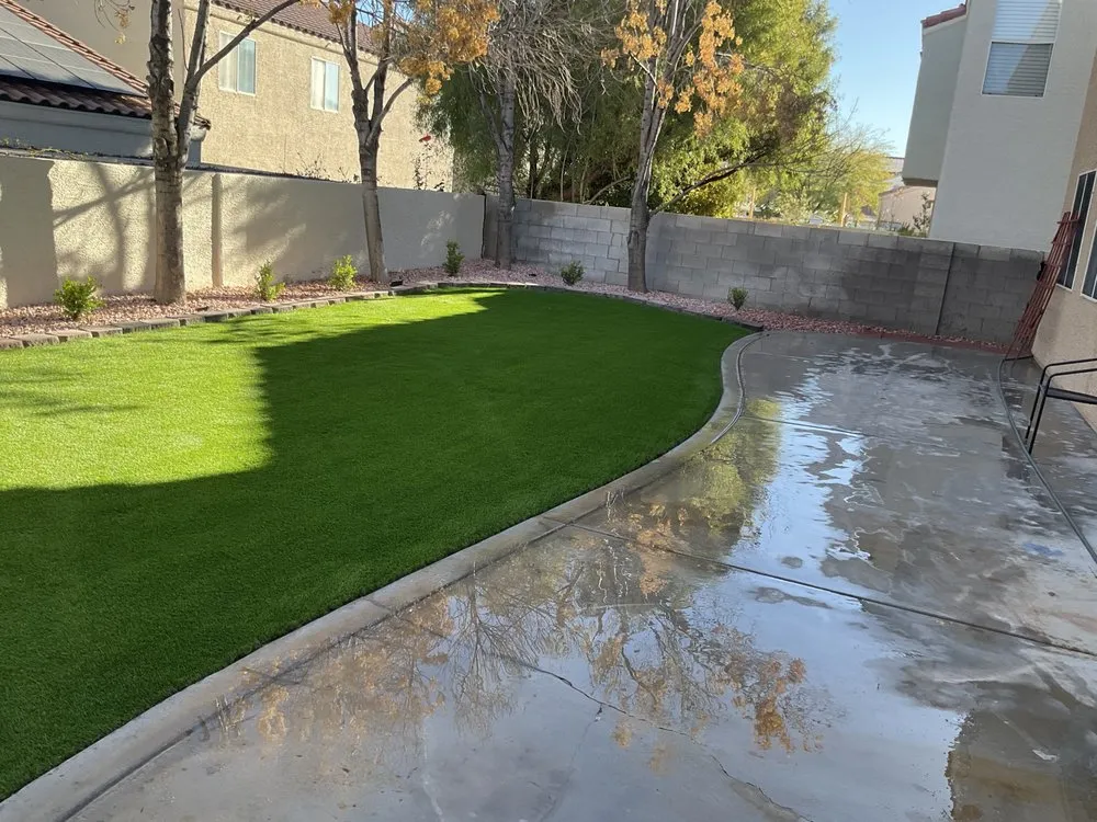 Professional landscape design in Las Vegas, NV by Rabbits Lawn Maintenance