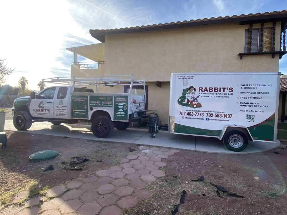 Professional lawn mowing service for beautiful yards across Las Vegas, NV - Rabbits Lawn Maintenance