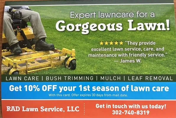RAD Lawncare Logo