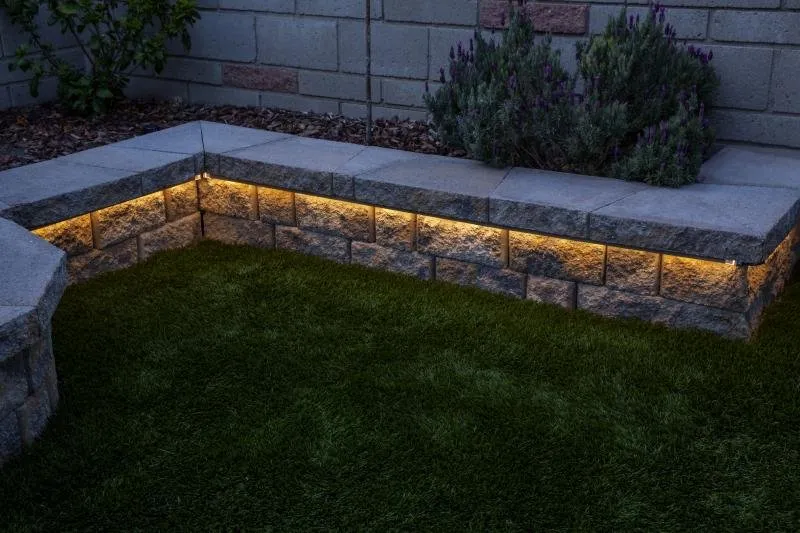 Custom landscape design in Southington, OH by Radd Lighting