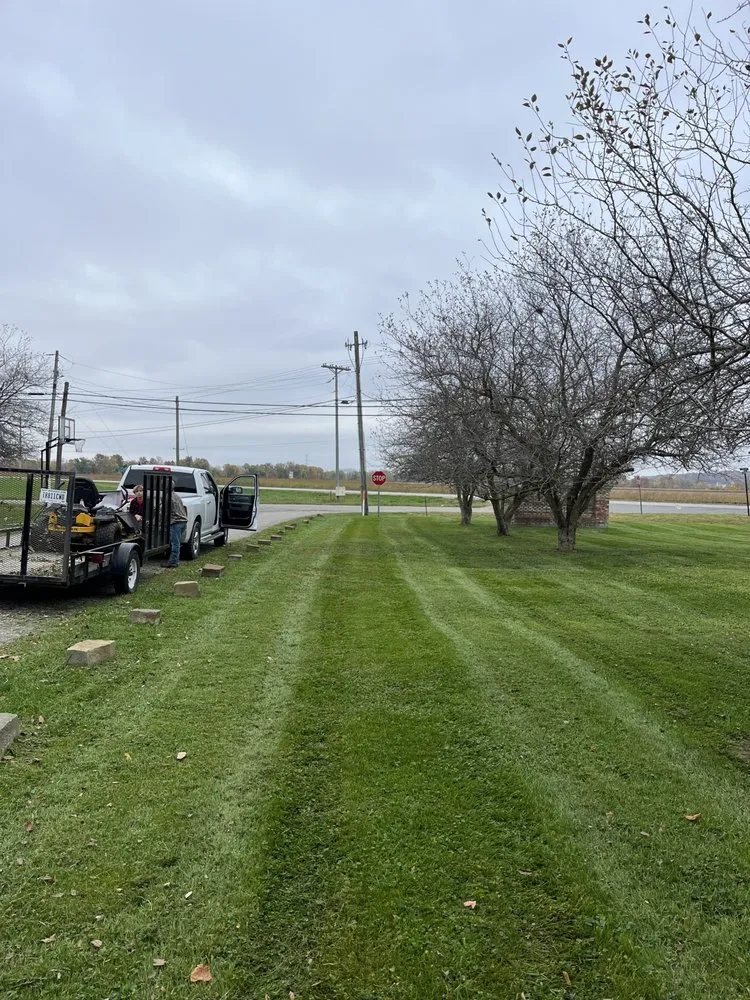 Custom landscape installation in Martinsville, IN by Rader’s Lawn Care