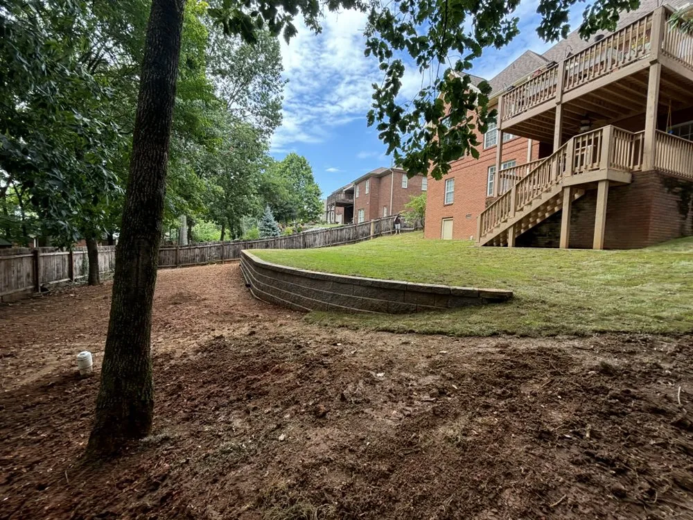 Custom residential landscaping in Madison, AL by Radway Hardscapes & Landscapes