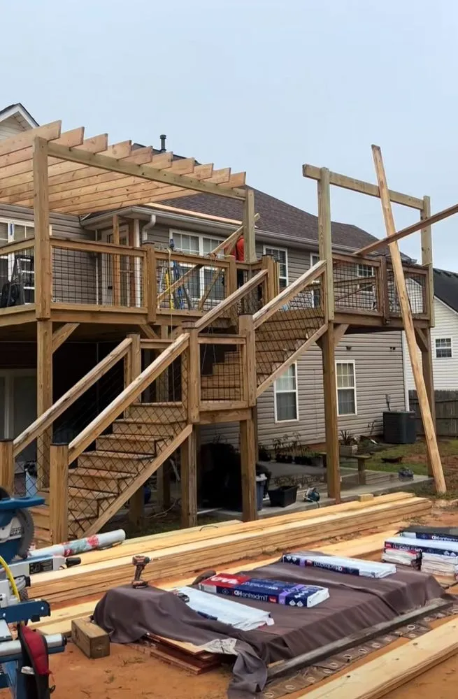 Custom yard cleanup service for outdoor upgrades in Ellijay, GA by Rafa Remodeling & Painting Services