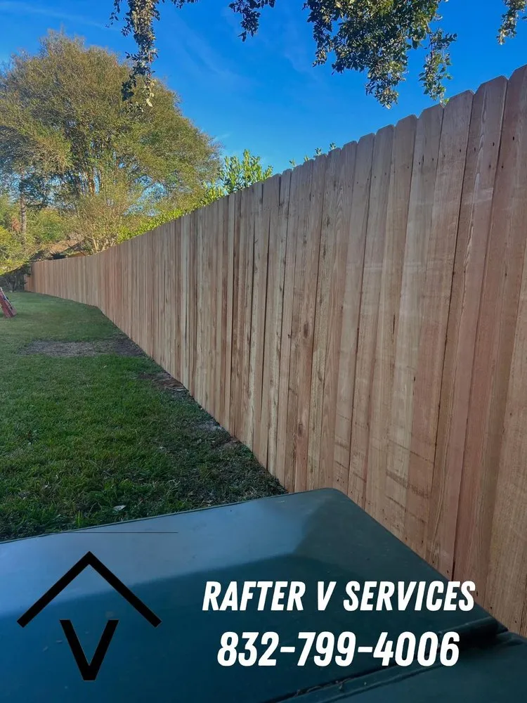 Expert yard cleanup service for homes in Cypress, TX by Rafter V Services