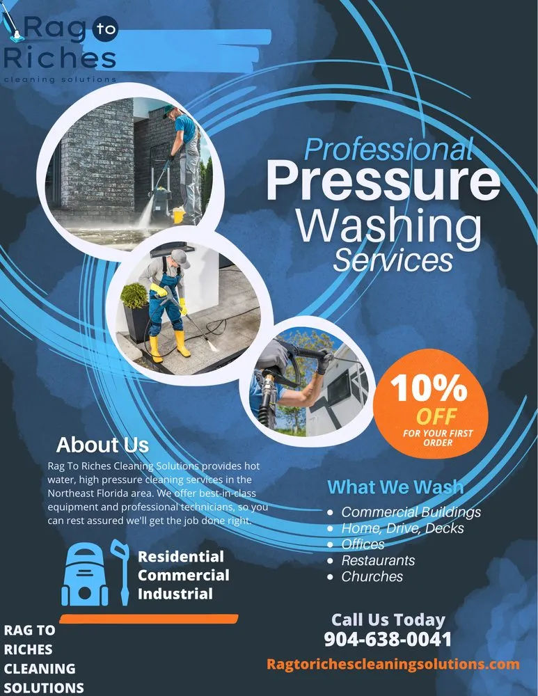 Affordable lawn care service experts serving Jacksonville, FL - Rag To Riches Cleaning Solutions