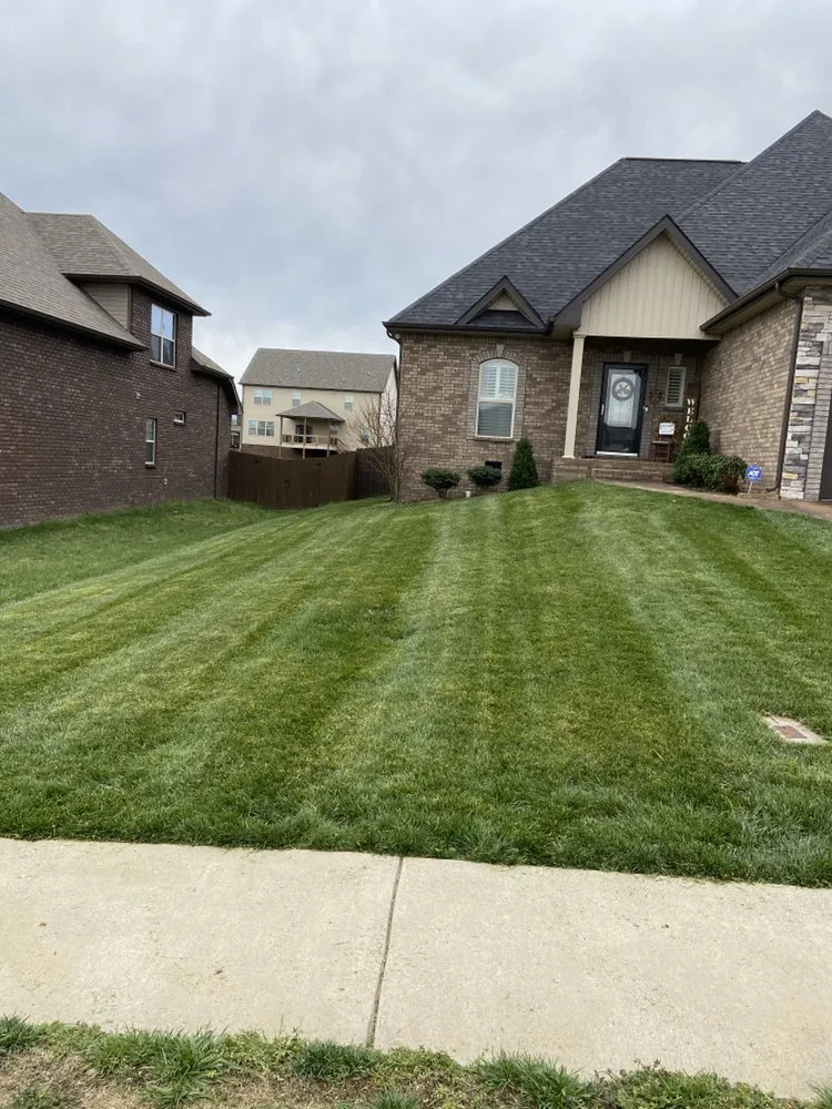 Professional lawn mowing service in Clarksville, TN by Raiders Lawn Care & Mobile Detailing