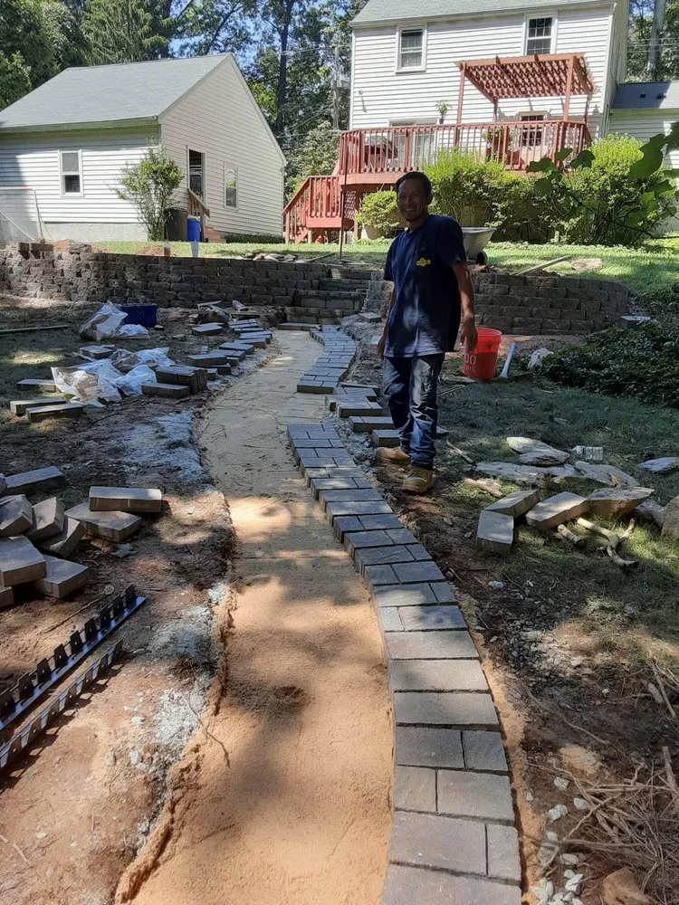 Affordable residential landscaping with custom design in Culpeper, VA by Rain Drops