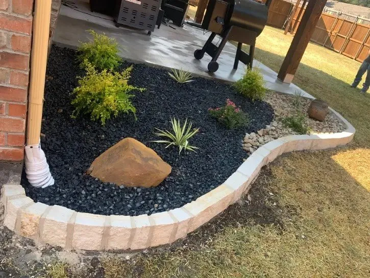 Top-rated landscape installation in Ennis, TX by Rain Forest Landscaping