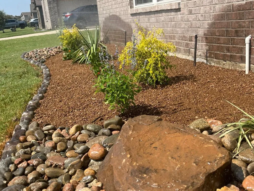 Professional lawn care service in Palmer, TX by Rain Forest Landscaping