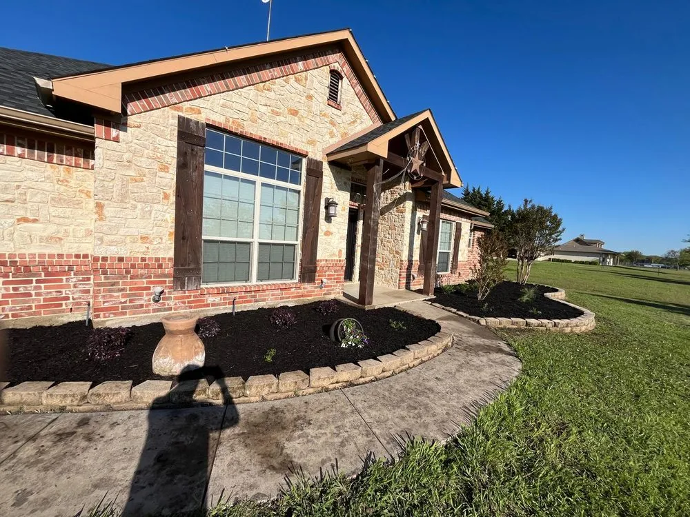 Local landscape design in Palmer, TX by Rain Forest Landscaping