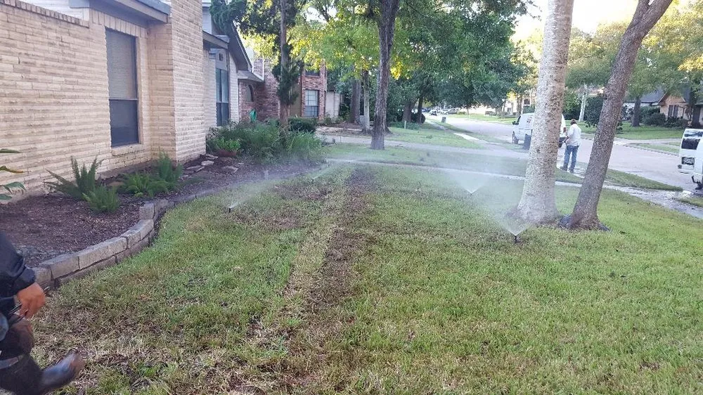 Custom outdoor landscaping in Cypress, TX - Rain Master Irrigation & Landscaping