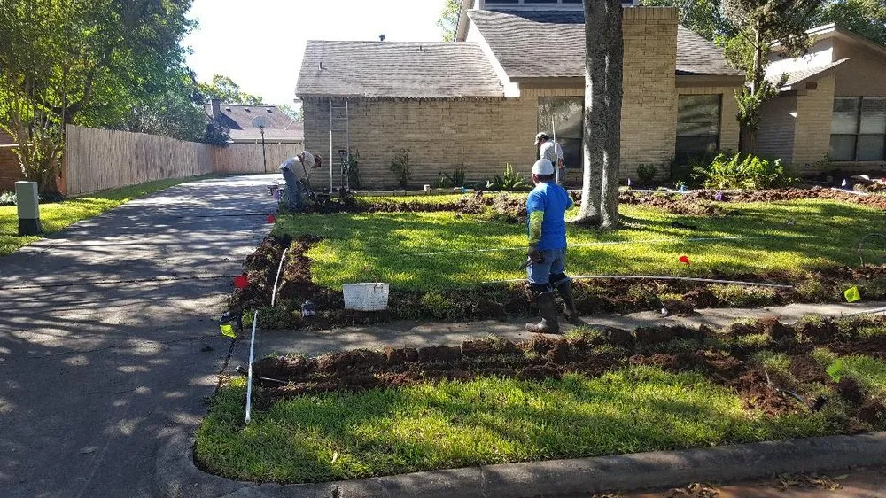 Professional outdoor landscaping in Cypress, TX - Rain Master Irrigation & Landscaping