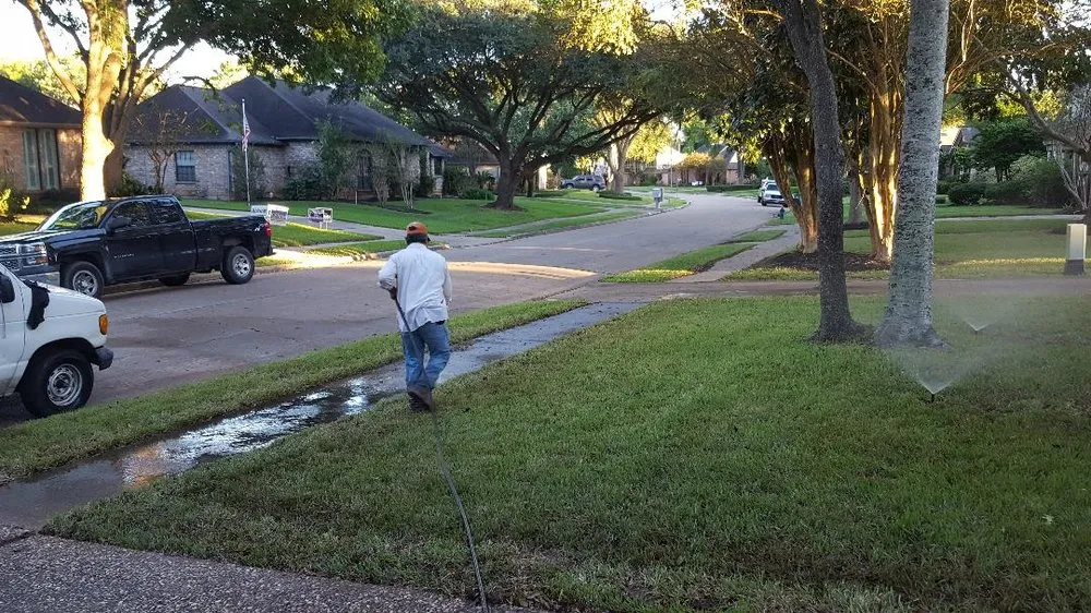 Custom landscape installation in Cypress, TX - Rain Master Irrigation & Landscaping