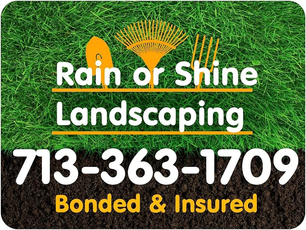 Trusted yard maintenance with custom design in Houston, TX by Rain or Shine Lawns & Landscaping