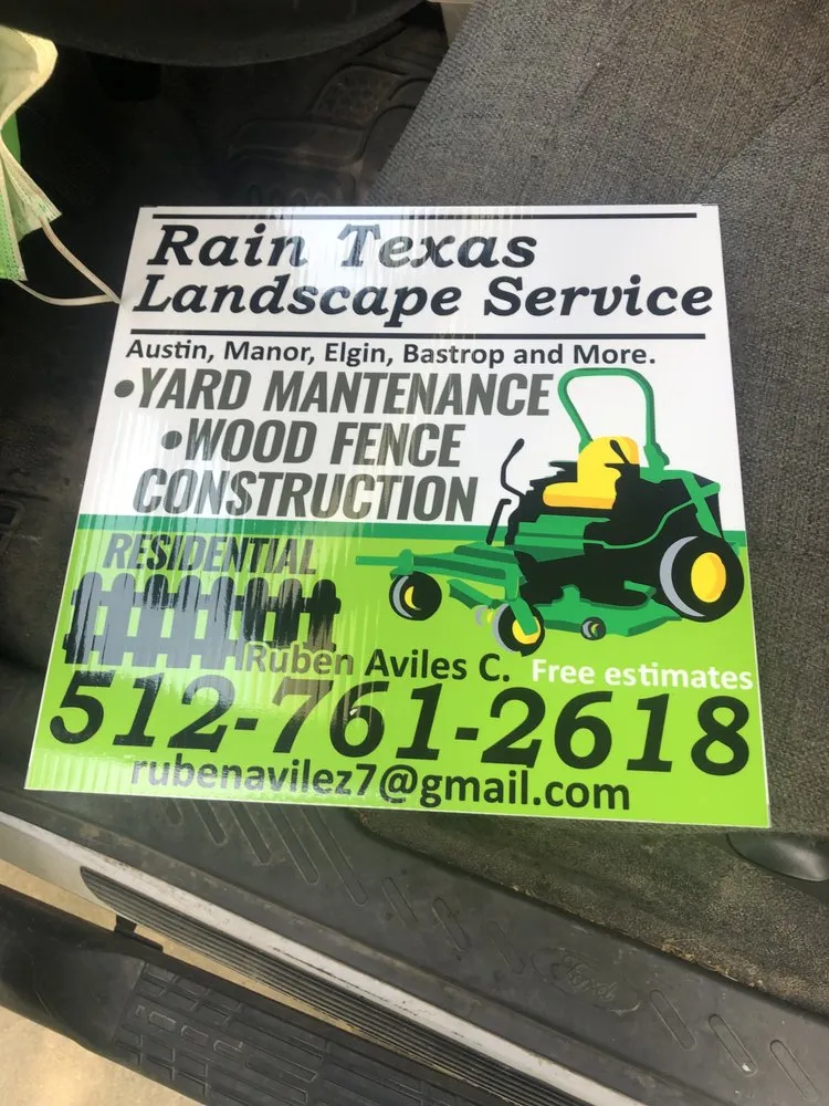 Local landscaping services for beautiful yards in Smithville, TX by Rain Texas Landscape Service