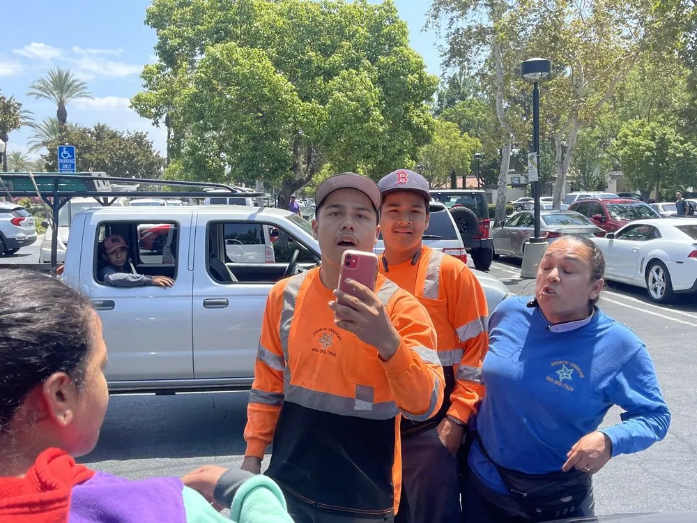 Local lawn mowing service in Fontana, CA by Rainbow Landscape and Construccion