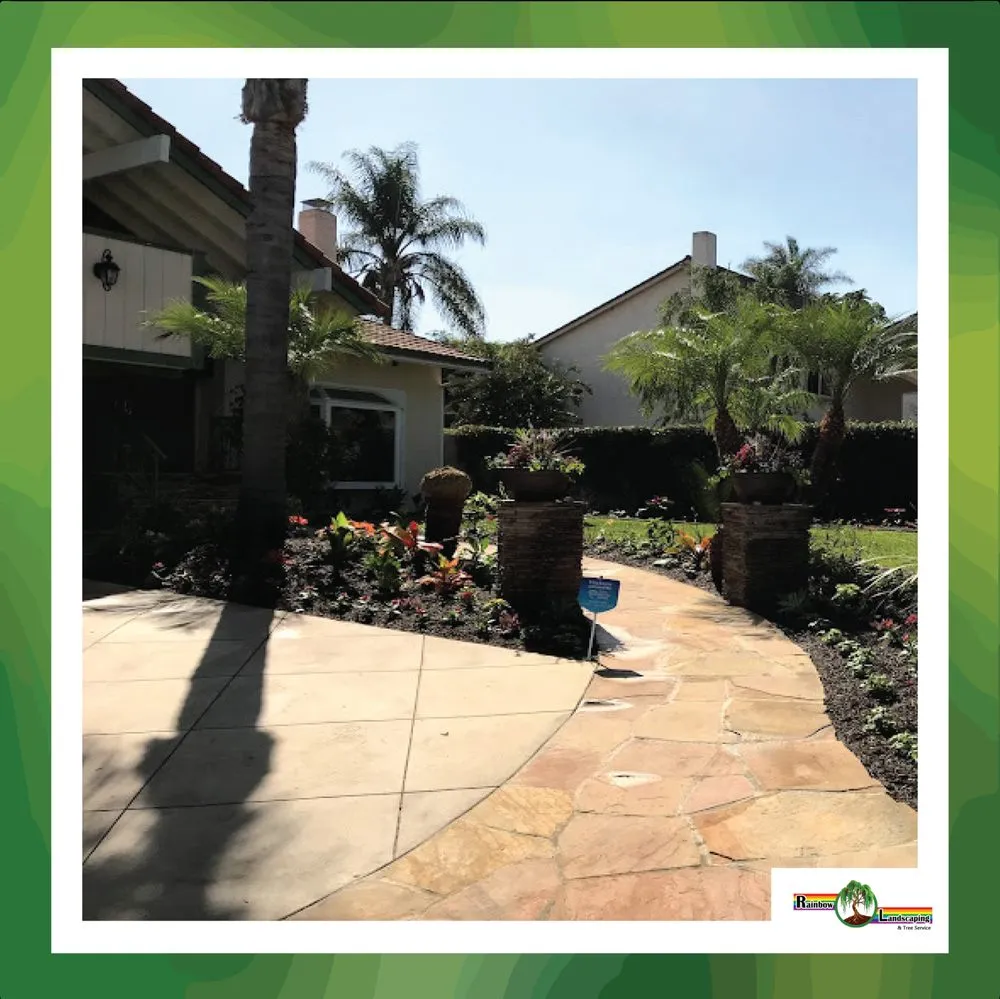 Top-rated landscape design in Santa Ana, CA by Rainbow Landscaping & Tree Service