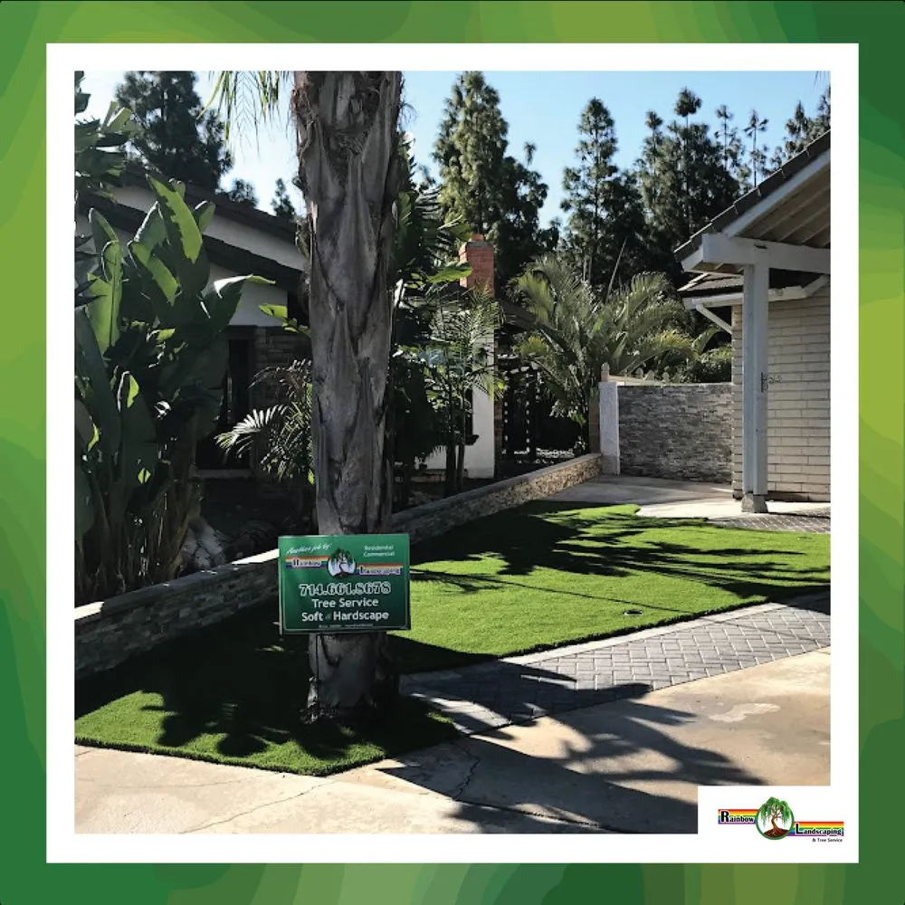 Reliable lawn care service in Santa Ana, CA - Rainbow Landscaping & Tree Service