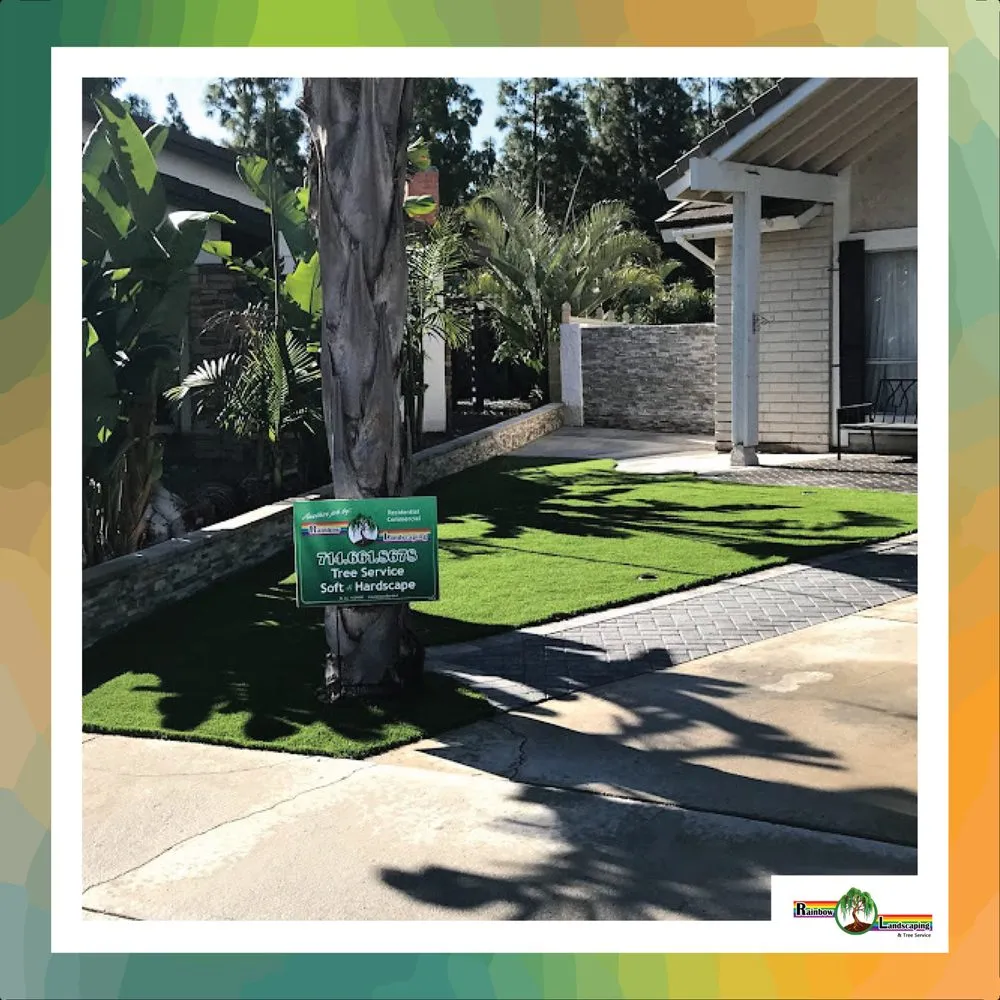 Expert yard maintenance in Santa Ana, CA - Rainbow Landscaping & Tree Service