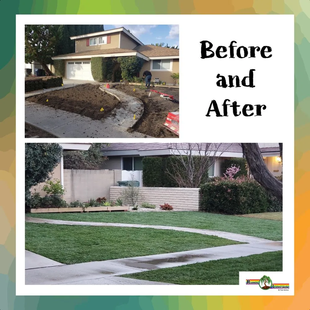Reliable garden landscaping for year-round maintenance across Santa Ana, CA - Rainbow Landscaping & Tree Service