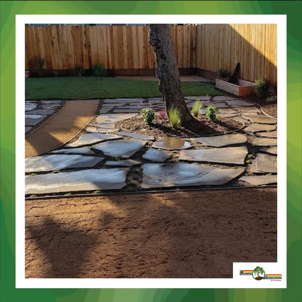 Local landscape installation for residential properties in Santa Ana, CA by Rainbow Landscaping & Tree Service