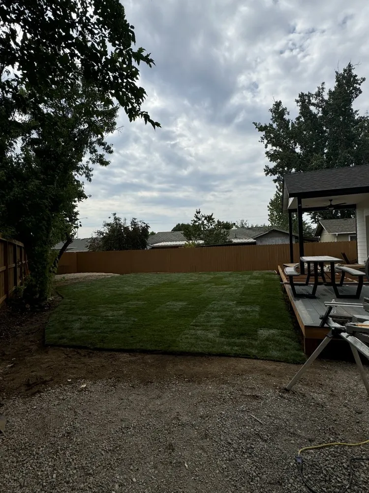 Custom landscape installation in Medford, OR - Raindrop Landscape & Maintenance