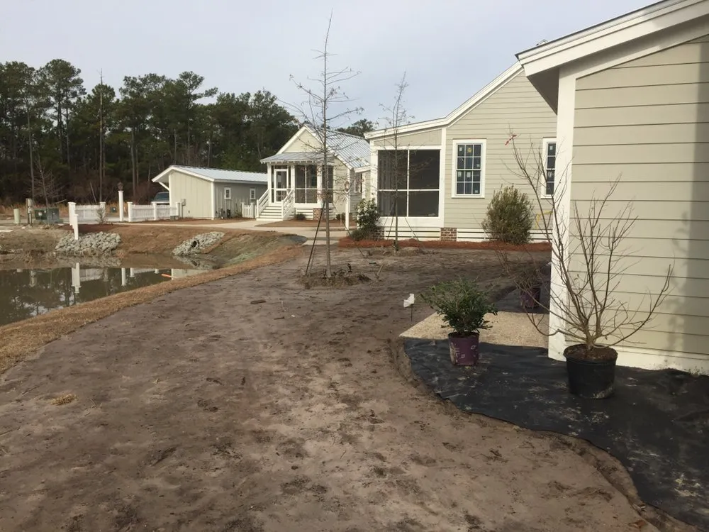 Reliable landscape installation for homes in Ernul, NC by Raines Landscape
