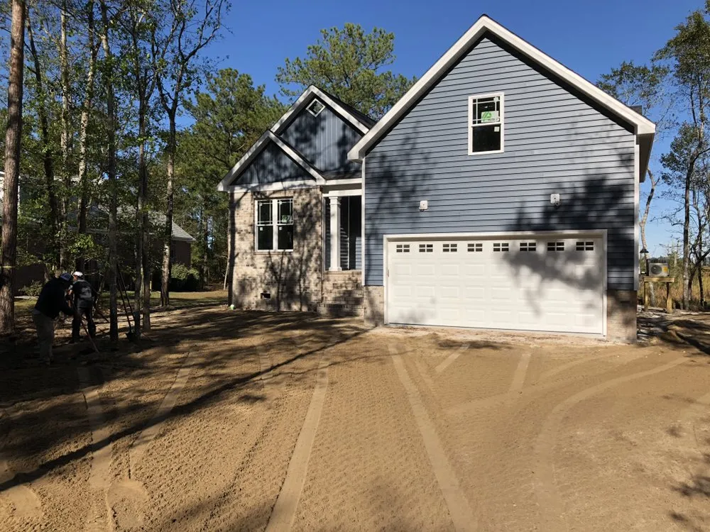 Custom lawn care service with custom design in Ernul, NC by Raines Landscape