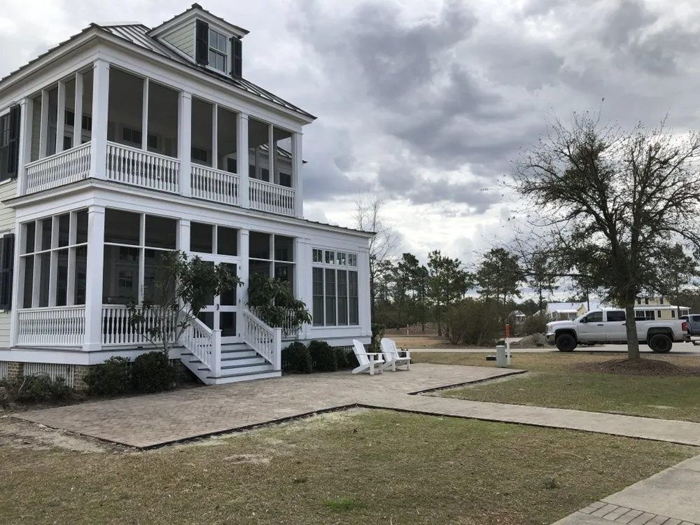 Reliable lawn mowing service for homes in Ernul, NC by Raines Landscape