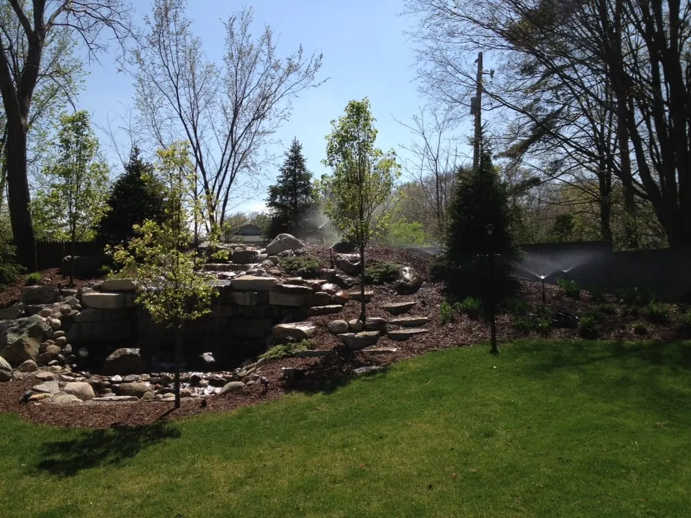 Top-rated garden landscaping for beautiful yards in Haslett, MI by Rainmakers Irrigation