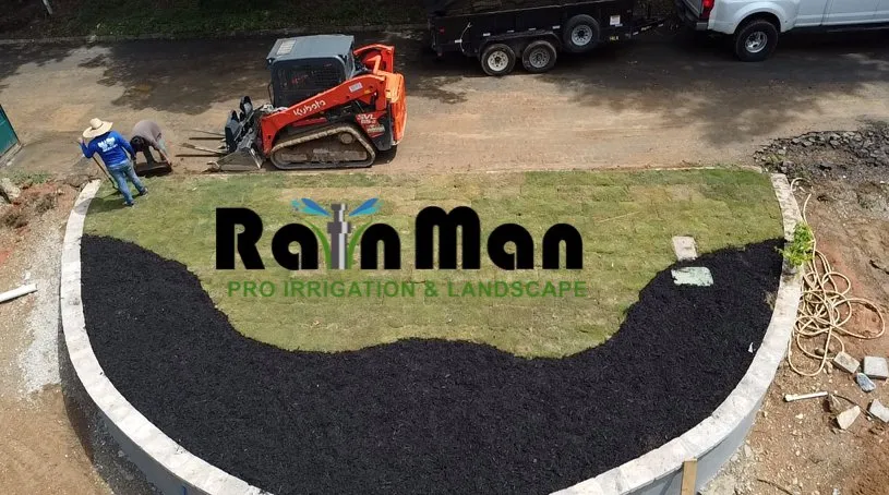 Affordable landscape installation with custom design across Spartanburg, SC - Rainman Pro Irrigation And Landscaping