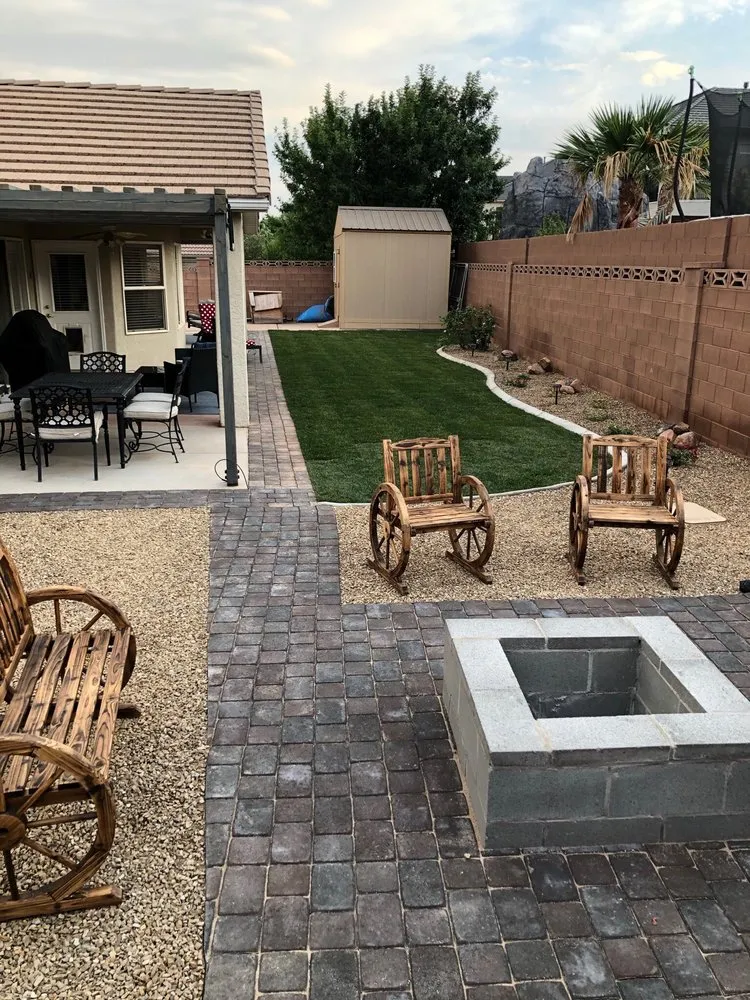 Reliable landscaping services with custom design in Saint George, UT by Raintree Landscaping