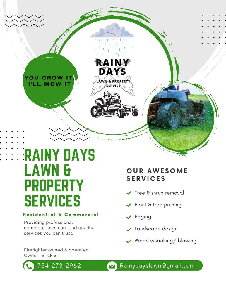 Professional garden landscaping in Loxahatchee, FL - Rainy Days lawn & Property services