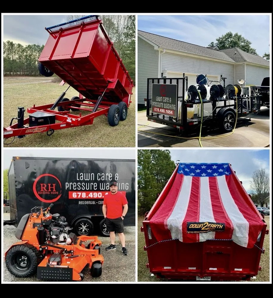 Expert lawn mowing service in McDonough, GA by Raising Hope