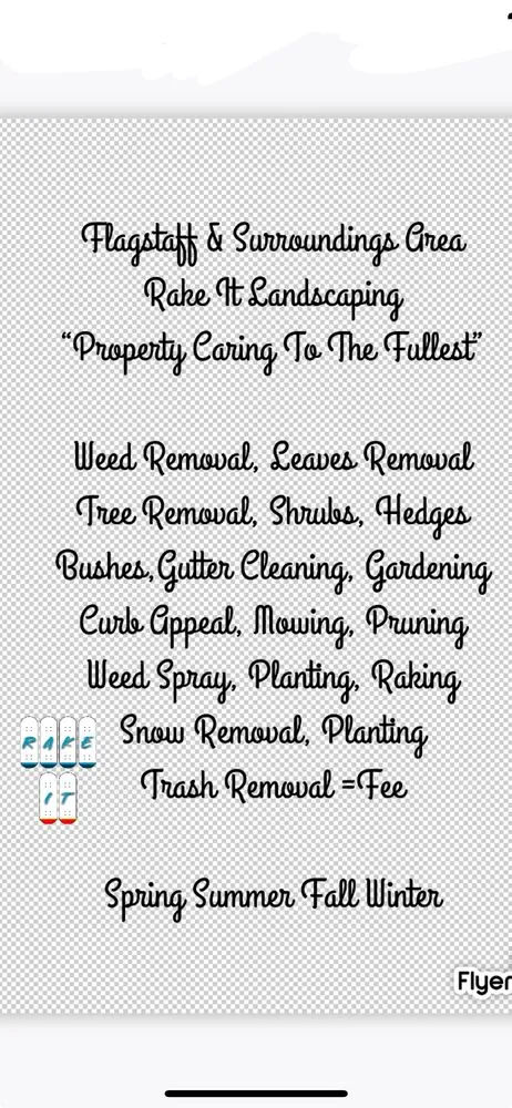 Expert landscape design in Flagstaff, AZ by Rake It