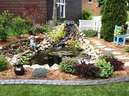 Custom landscaping services for beautiful yards across Chatham, IL - Rakes Landscaping, Lawncare and Border Solutions