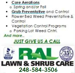 Custom garden landscaping experts serving Hazel Park, MI - Ral Lawn & Shrub Care