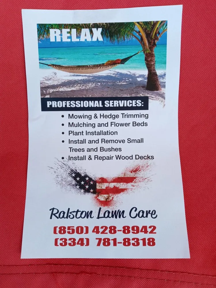 Affordable yard maintenance in Montgomery, AL by Ralston lawn care