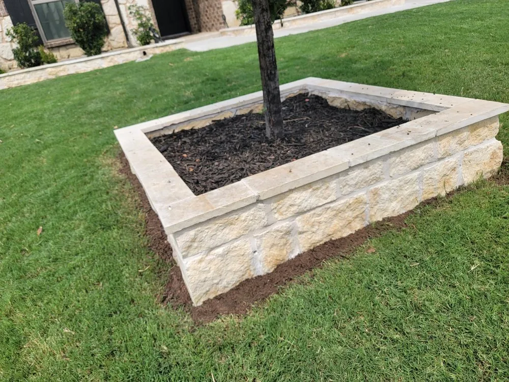 Professional garden landscaping in Aubrey, TX - Ram Construction & Restoration