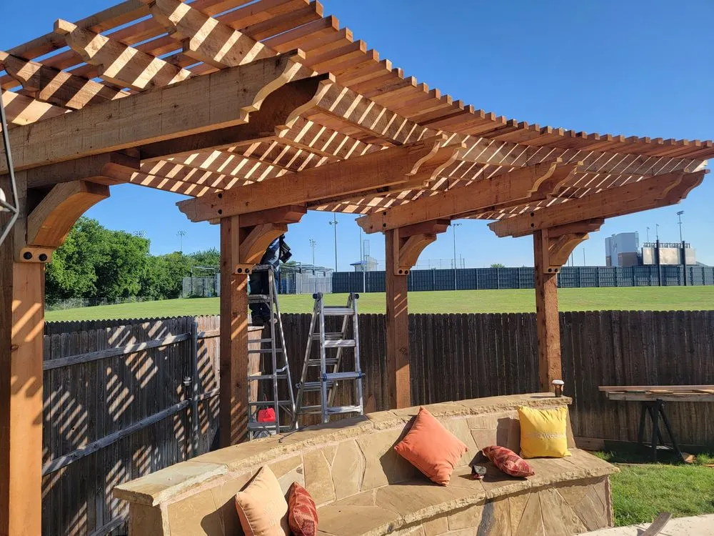 Top-rated landscape design in Aubrey, TX by Ram Construction & Restoration