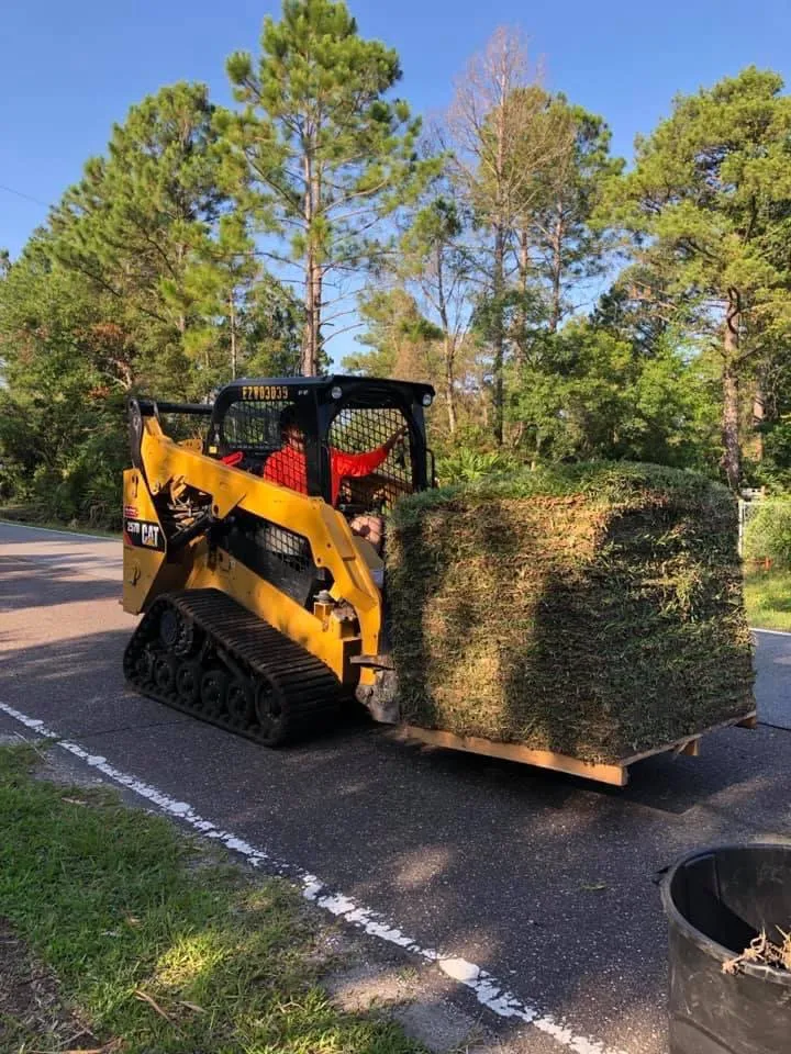 Affordable landscape installation with custom design across Jacksonville Beach, FL - Rambo’s Lawn & Landscaping