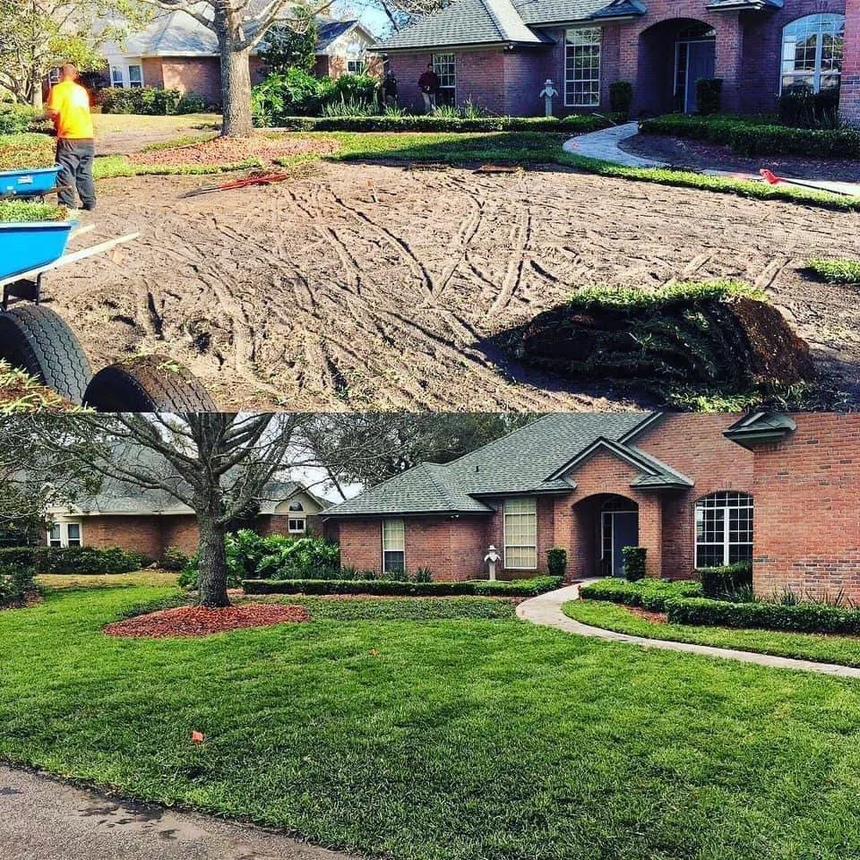 Custom landscaping services for homes across Jacksonville Beach, FL - Rambo’s Lawn & Landscaping