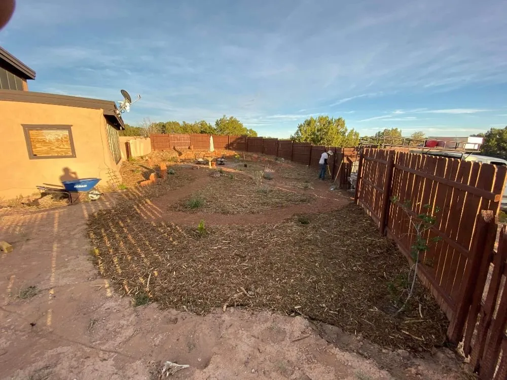 Custom outdoor landscaping in Santa Fe, NM - Ramirez construction and Landscaping
