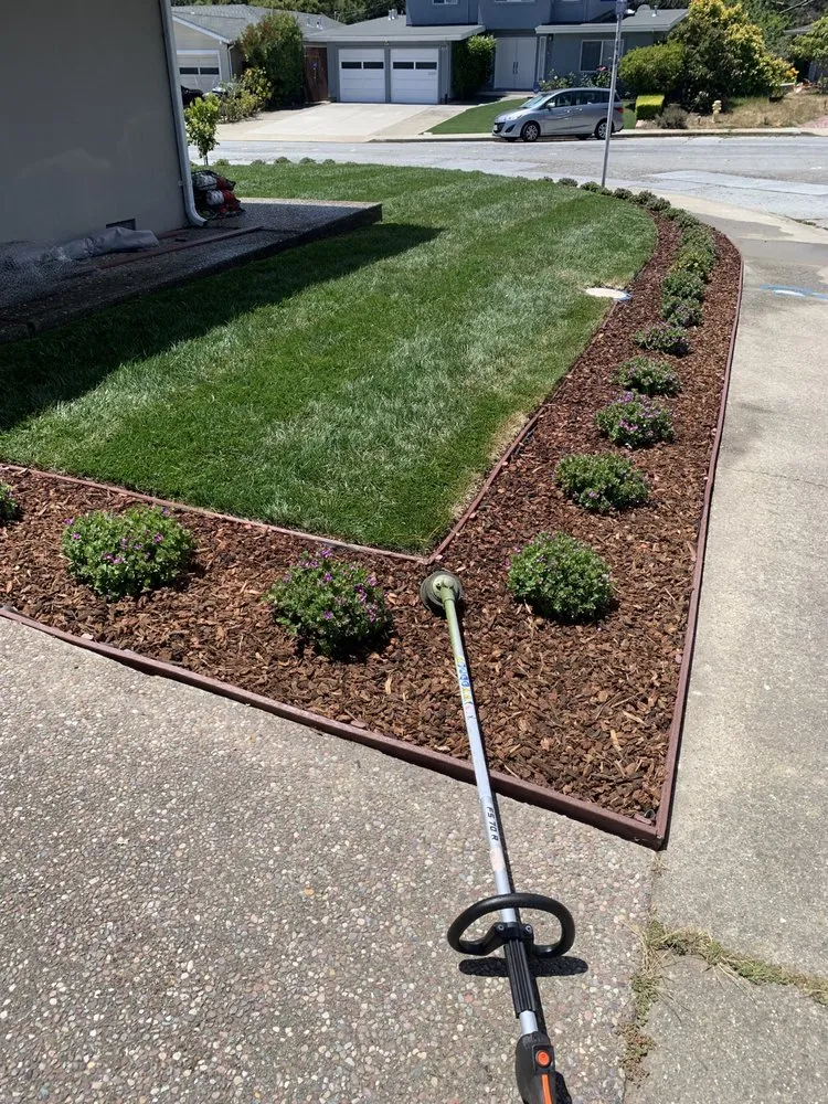 Custom landscape installation in San Mateo, CA - Ramirez Garden Service & Landscape