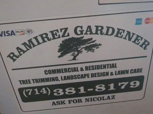Ramirez Gardener Logo