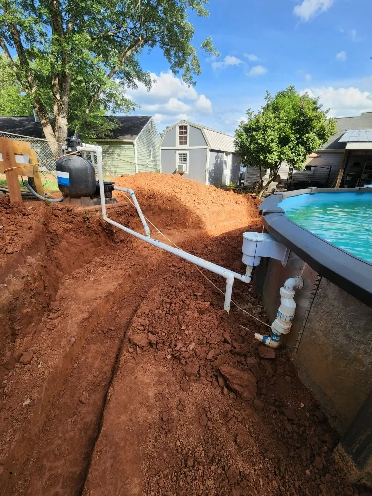 Custom outdoor landscaping for residential properties in Canton, GA by Ramirez Jr Landscaping