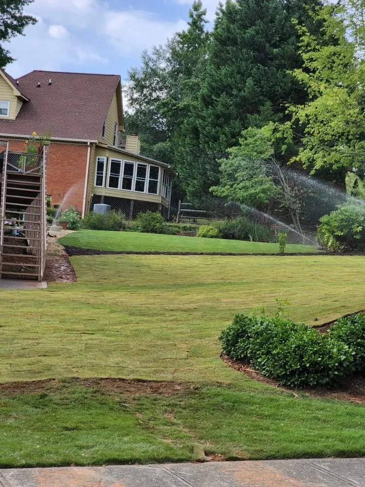 Custom lawn care service with custom design across Canton, GA - Ramirez Jr Landscaping